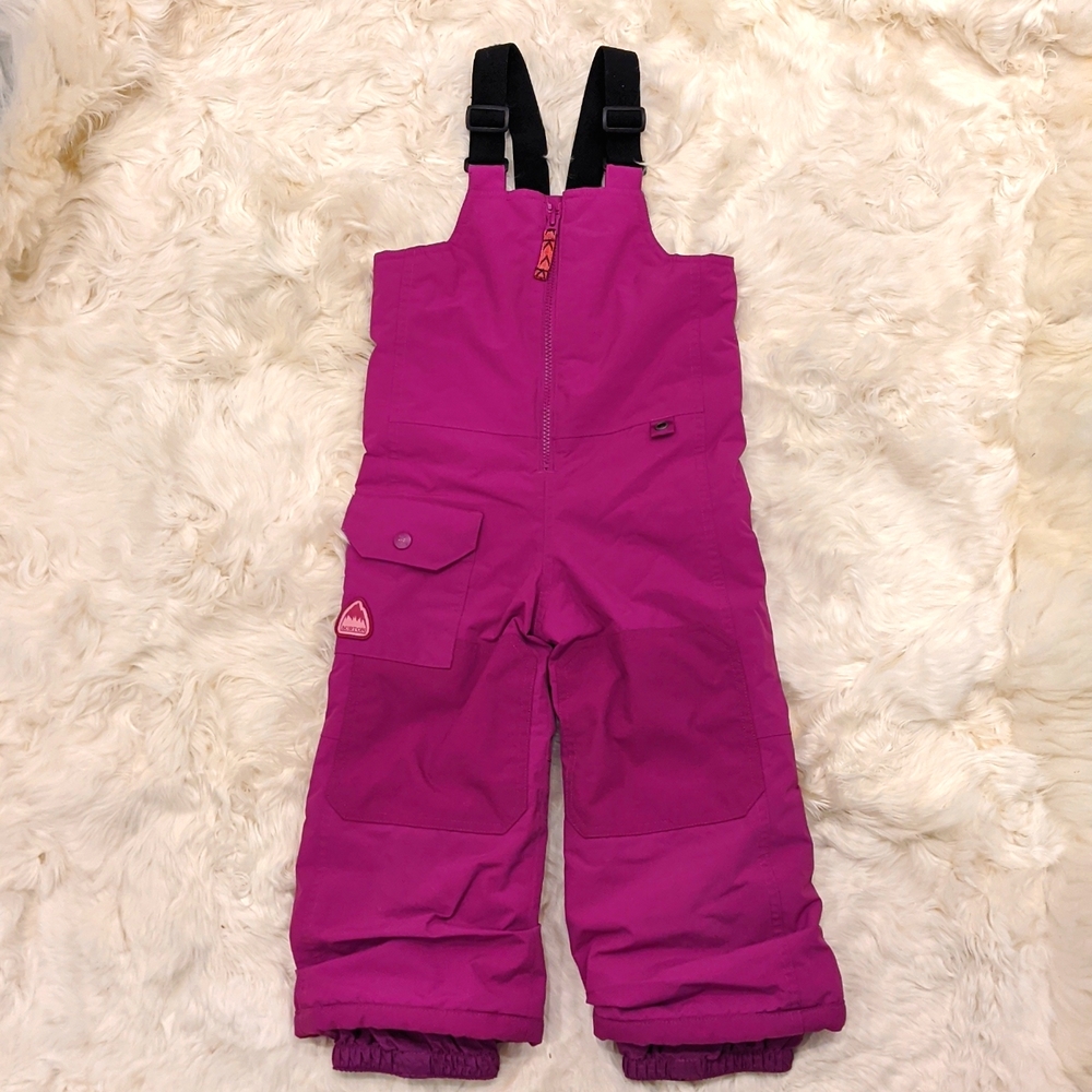 Burton Kids Minishred Maven Bib Snowpants - Pink Size 3T